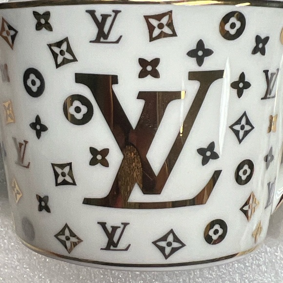 NOW 1/2 PRICE! RARE-LV- PORCELAIN TEA/COFFEE CUP AND SAUCER SET - Picture 4 of 9